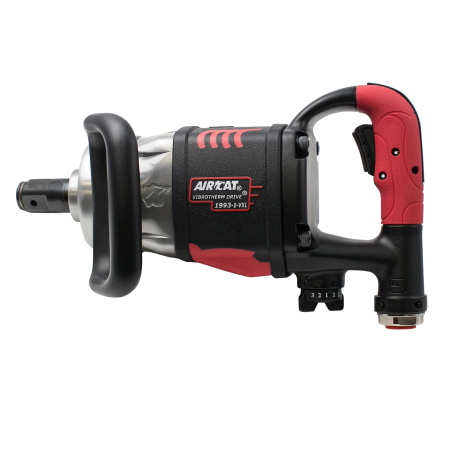 AIRCAT 1" SHORT INLINE COMPACT VIBROTHERM DRIVE IMPACT WRENCH