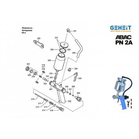 Spare parts  for  ABAC PN2A