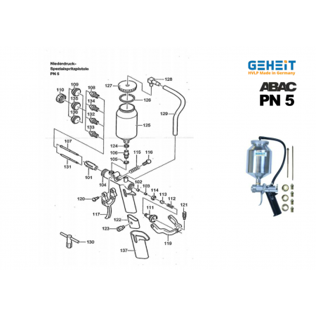 Spare parts  for  ABAC PN5