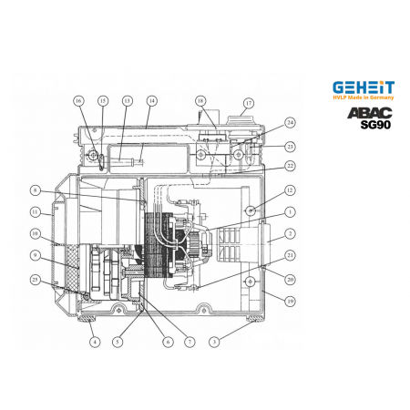 Spare parts  for  ABAC PN5
